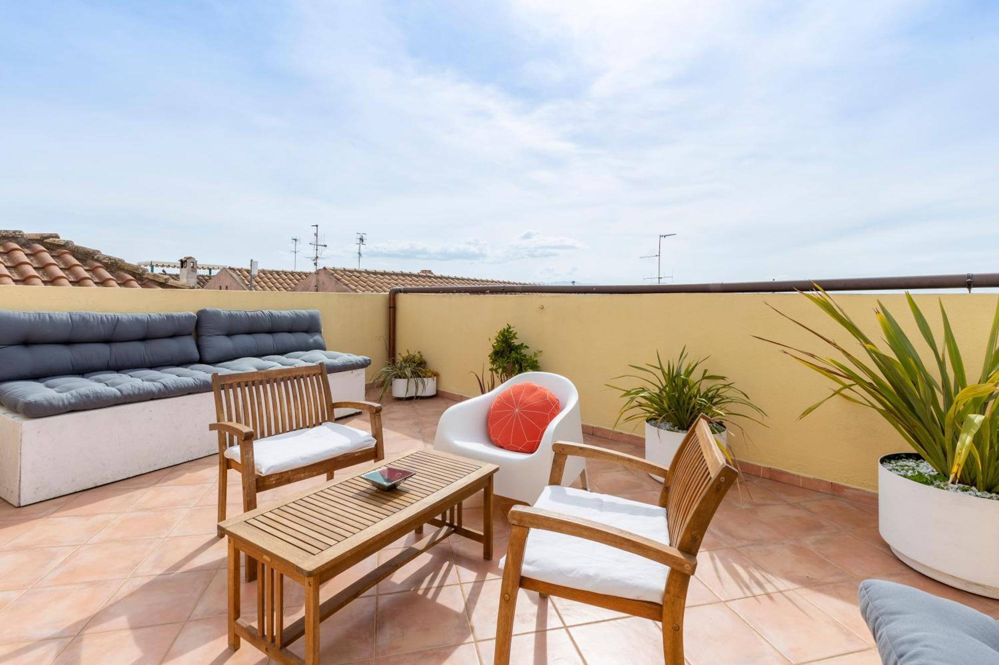Ferienwohnung Castello Attic Sunset Terrace Cagliari Exterior foto